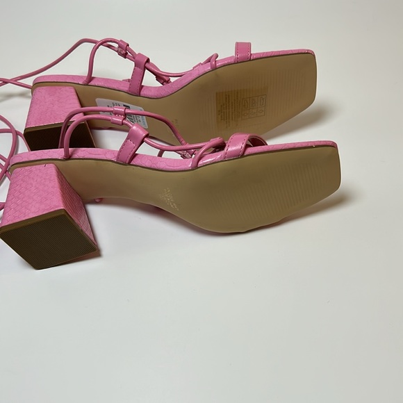 Pink Straps Heels - Picture 7 of 10